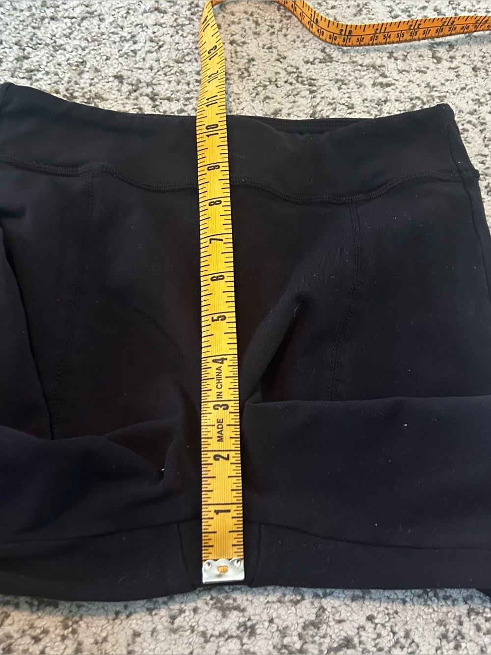 Alo Black Airbrush Flutter High Waist Stretch Flare Split Hem Leggings Small - Picture 10 of 11